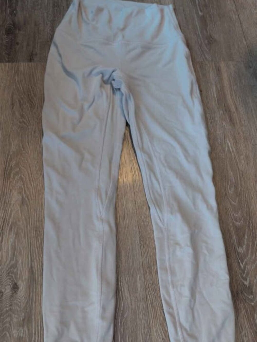 Lululemon light grey leggings size 4